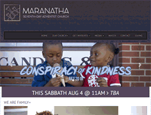 Tablet Screenshot of maranathamiami.com
